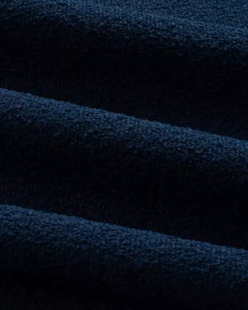 Haynes Navy Inside/Out Performance Boucle fabric swatch