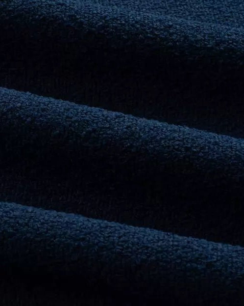 Haynes Navy Inside/Out Performance Boucle fabric swatch