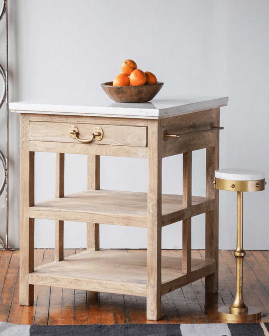 Helmi Marble Kitchen Island - Kitchen Island - Hello Norden