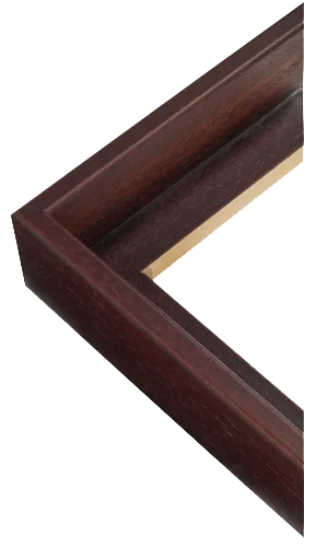 Brown canvas float frame