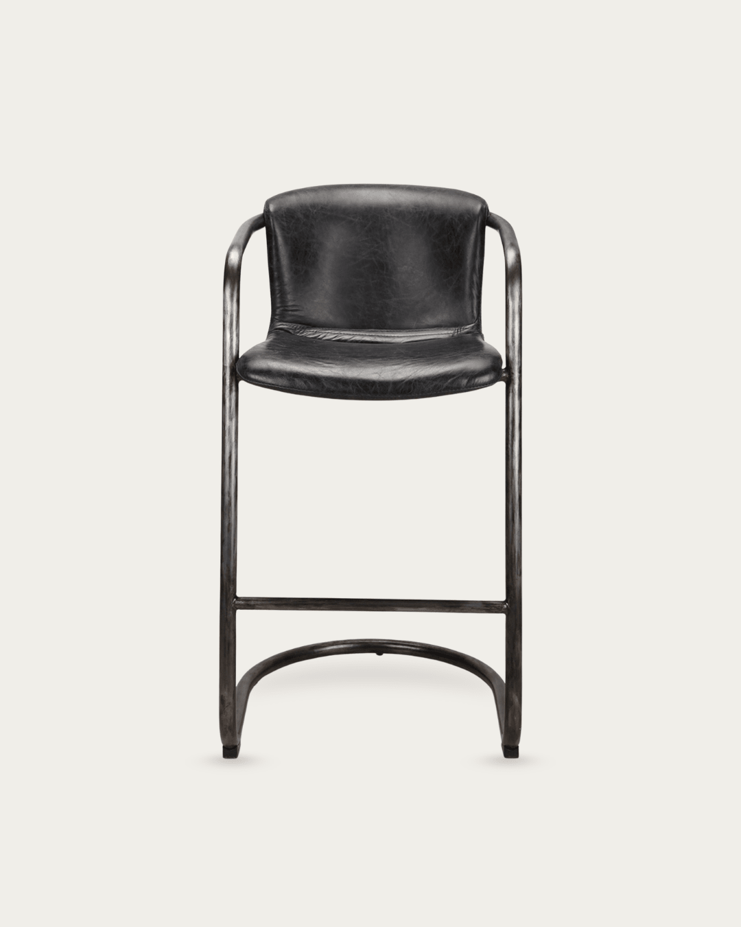 Victor Leather Bar Stools (Set of 2) - Bar & Counter Stools - Hello Norden