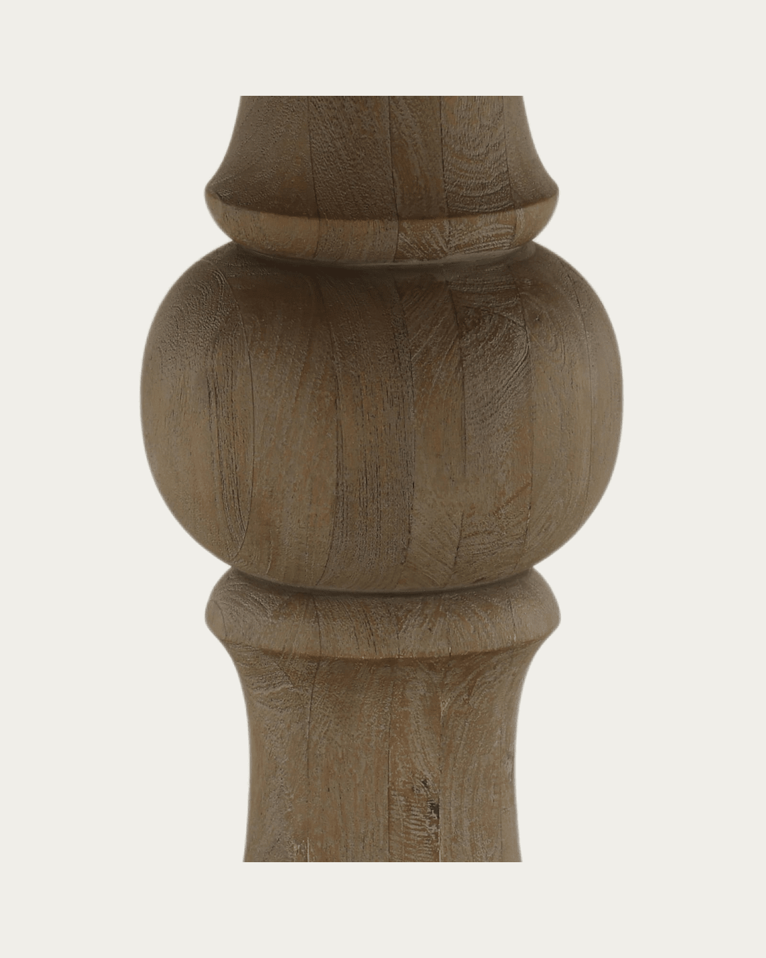 dining room furniture modern mountain mango wood dining table Hello Norden - Ingmar Round Dining Table, detail view