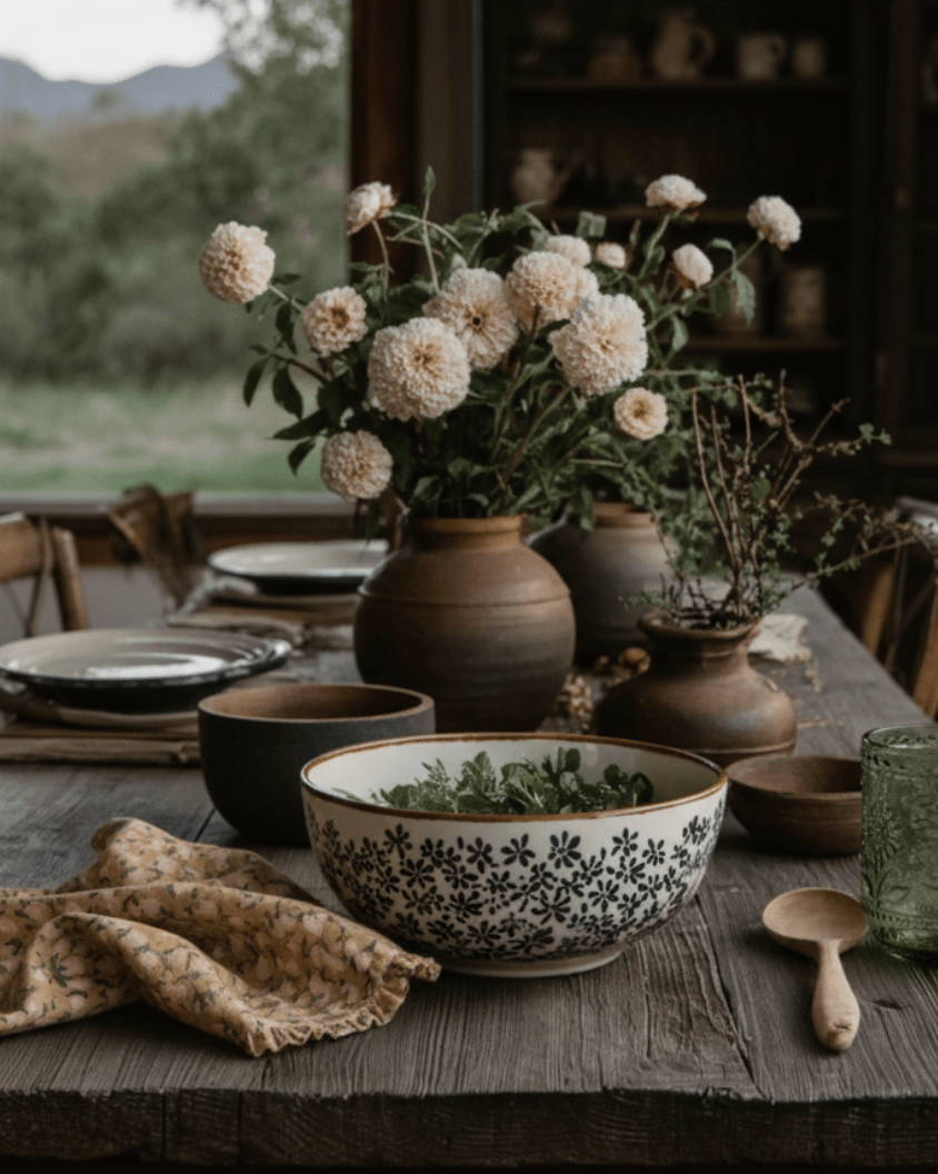 Joran Printed Cotton Tea Towel - Kitchen Towels - Hello Norden