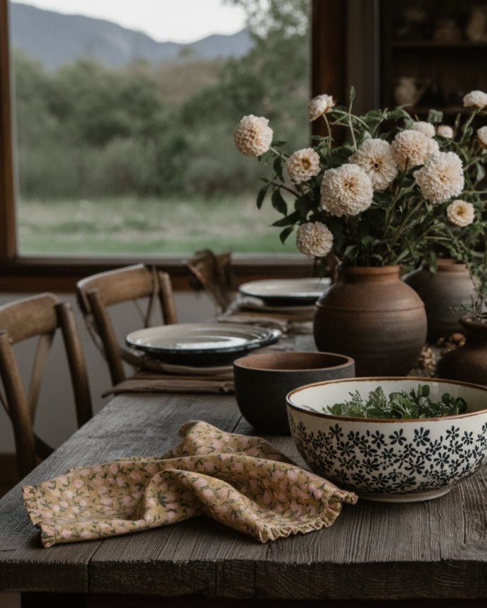 Joran Printed Cotton Tea Towel - Kitchen Towels - Hello Norden