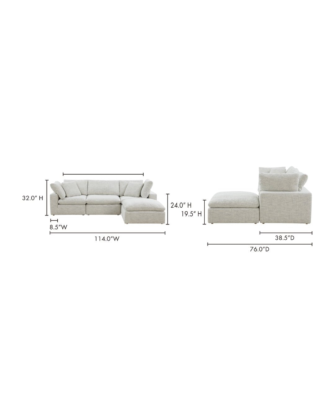Jorian Lounge Sectional - Sectionals - Hello Norden