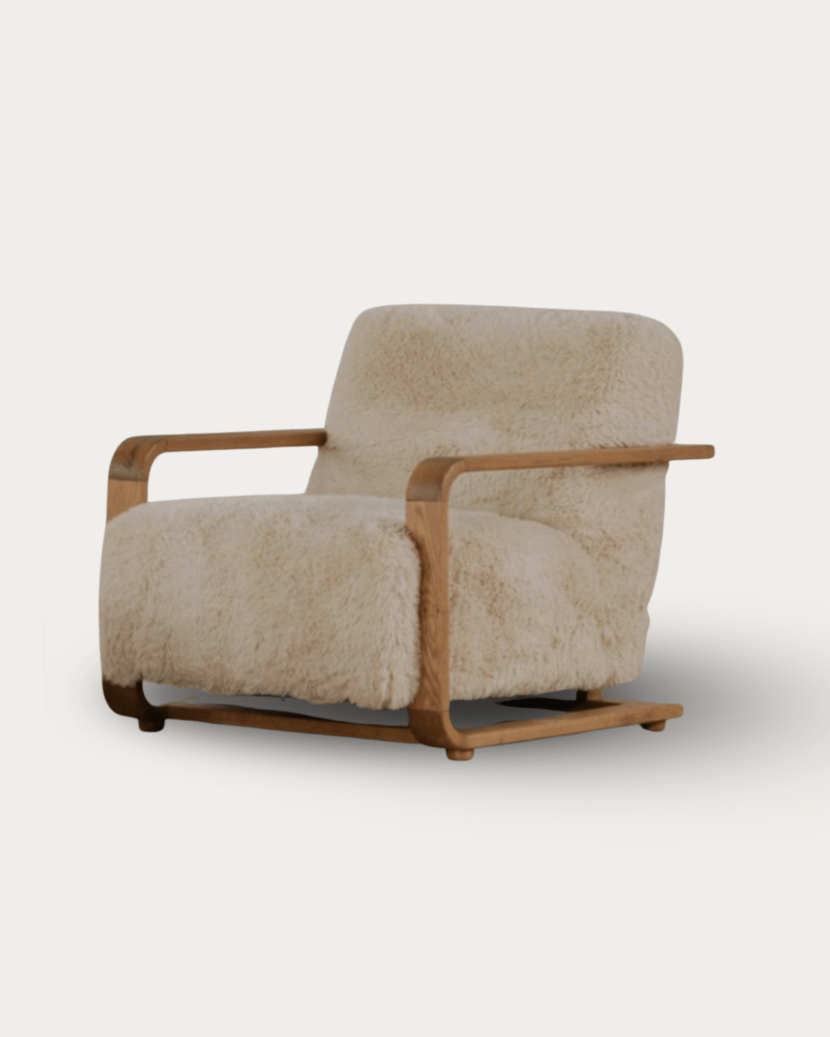 Kaarl Sheepskin Lounge Chair - Arm Chairs - Hello Norden
