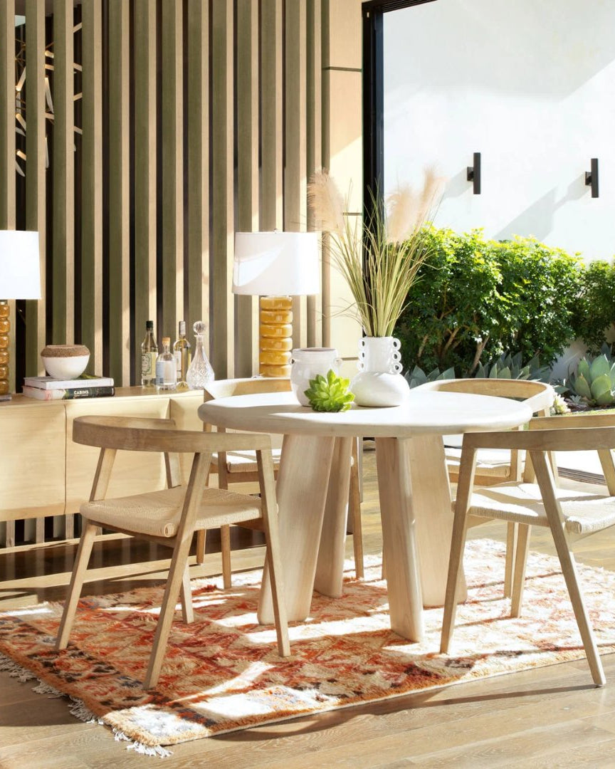 Kasper Curved Wood Sideboard - Consoles - Hello Norden