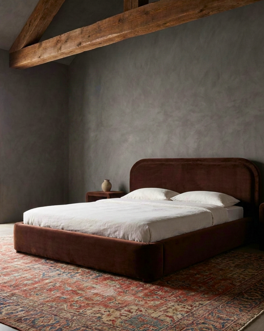 Jukka Velvet Bed - Beds & Headboards - Hello Norden