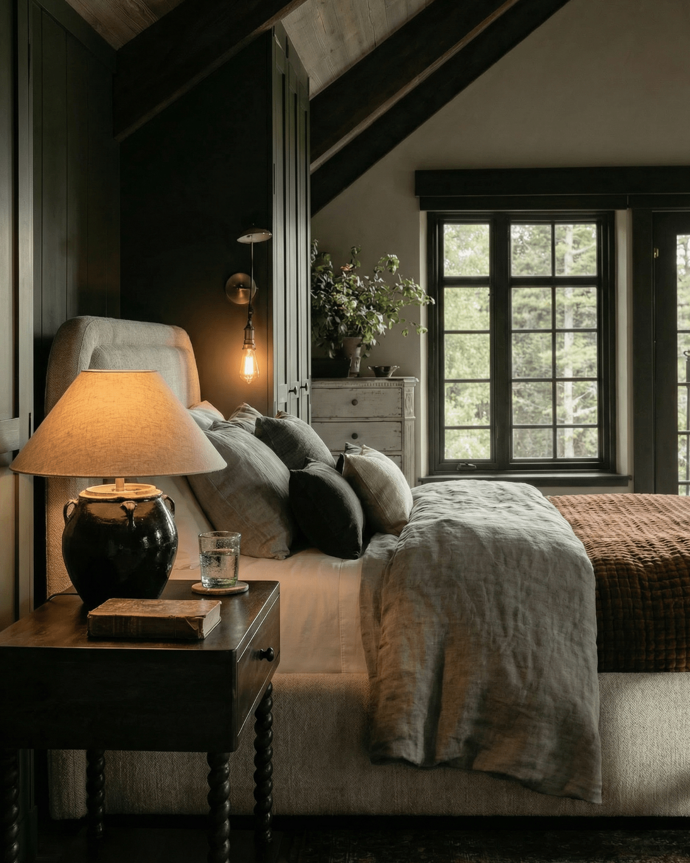 Lamont Glazed Pot Table Lamp - Table Lamp - Hello Norden