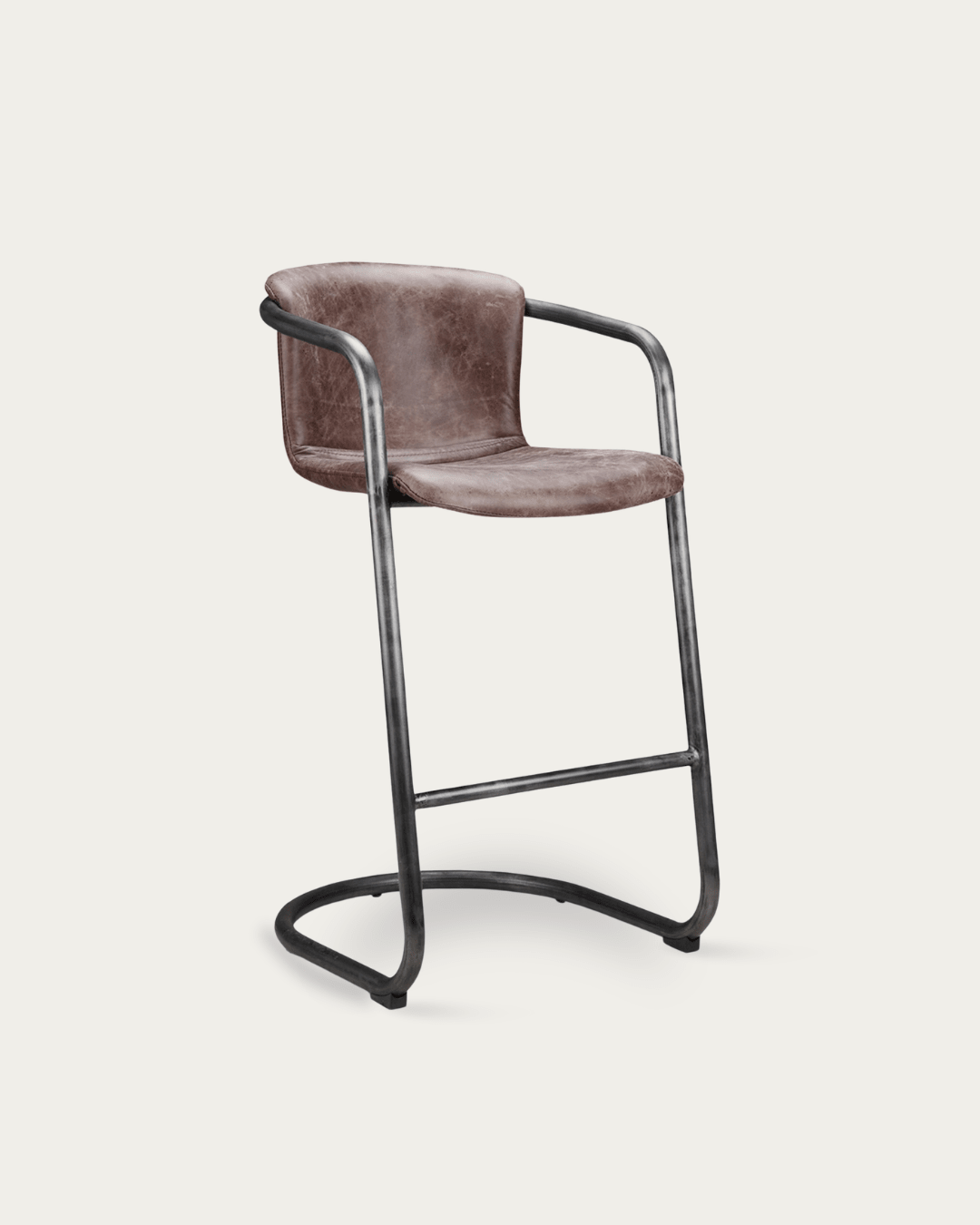 Victor Leather Bar Stools (Set of 2) - Bar & Counter Stools - Hello Norden