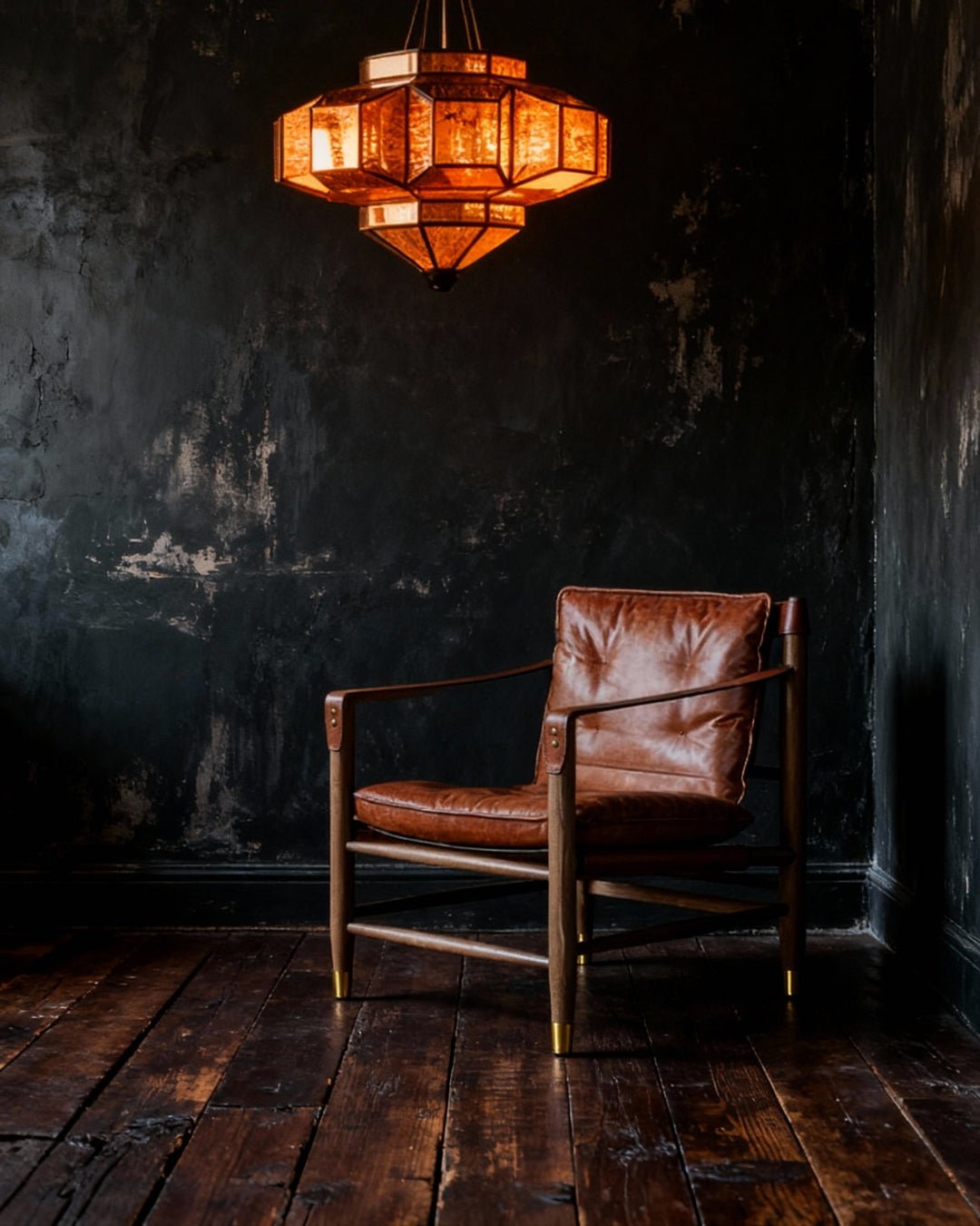 Njala Leather Lounge Chair - Lounge Chairs - Hello Norden