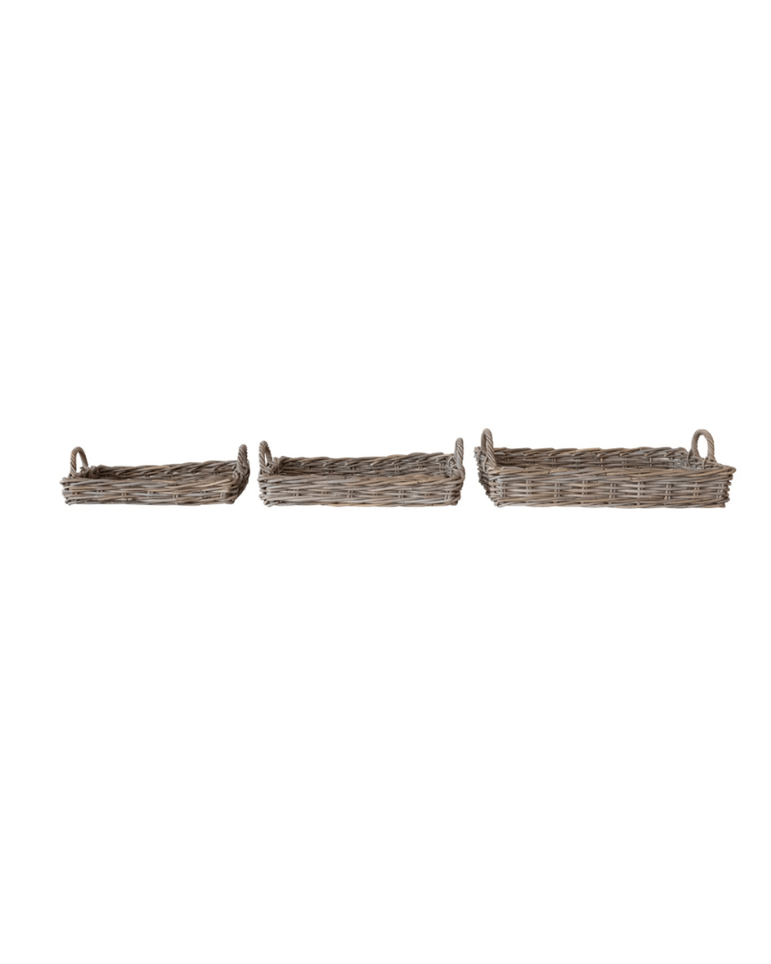 Leia Rattan Tray - Tray - Hello Norden