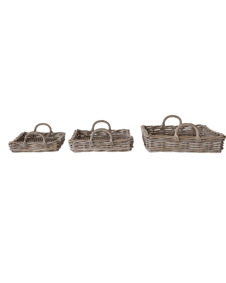 Leia Rattan Tray - Tray - Hello Norden