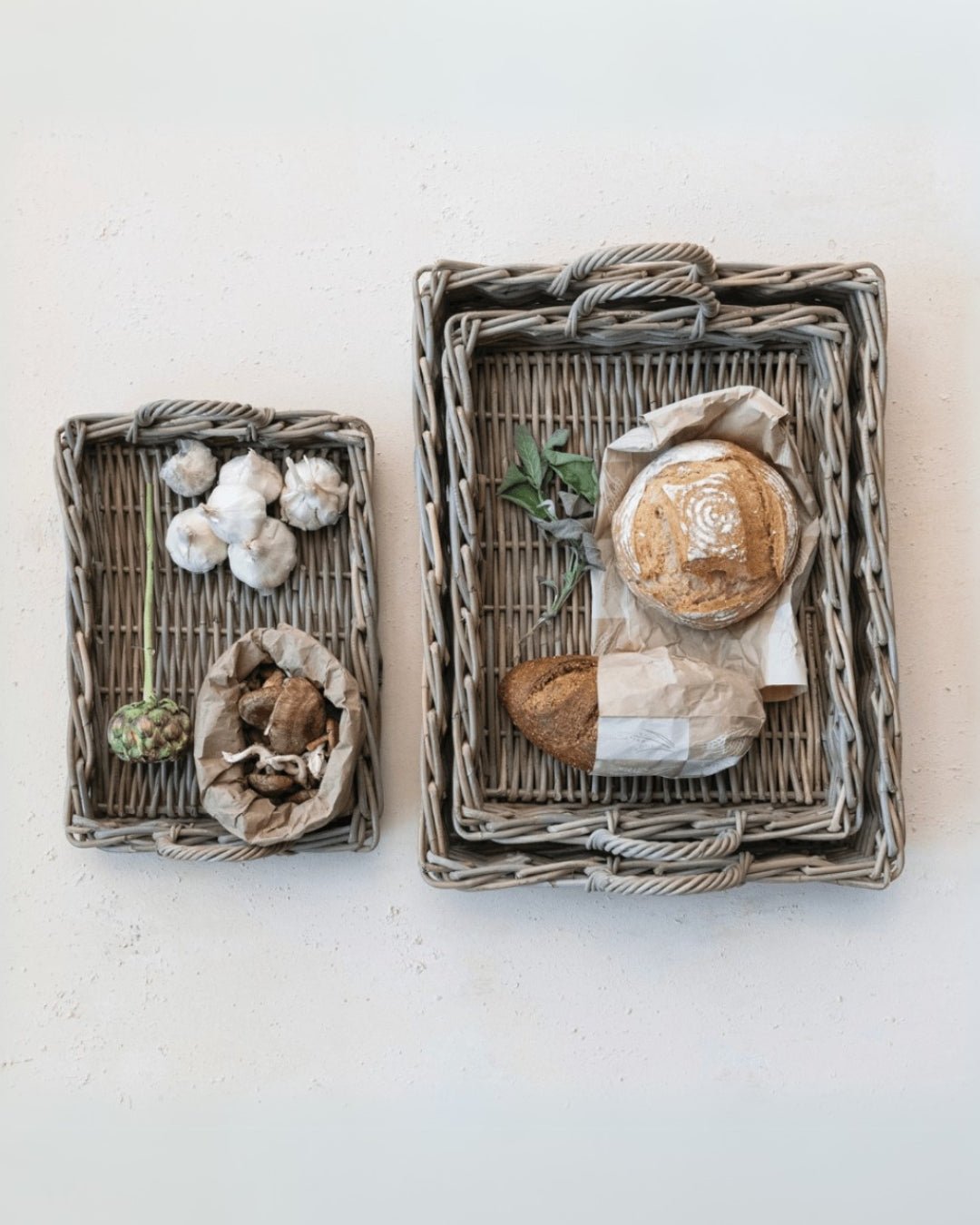 Leia Rattan Tray - Tray - Hello Norden