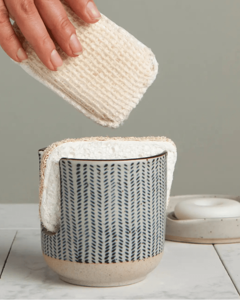 Lilje Herringbone Sponge Holder - Sponge Holder - Hello Norden