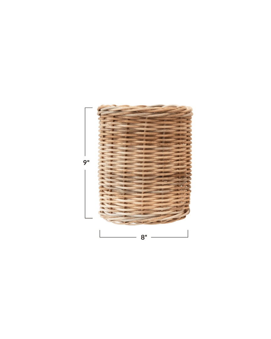 Liv Hand Woven Wicker Basket - Baskets & Storage - Hello Norden