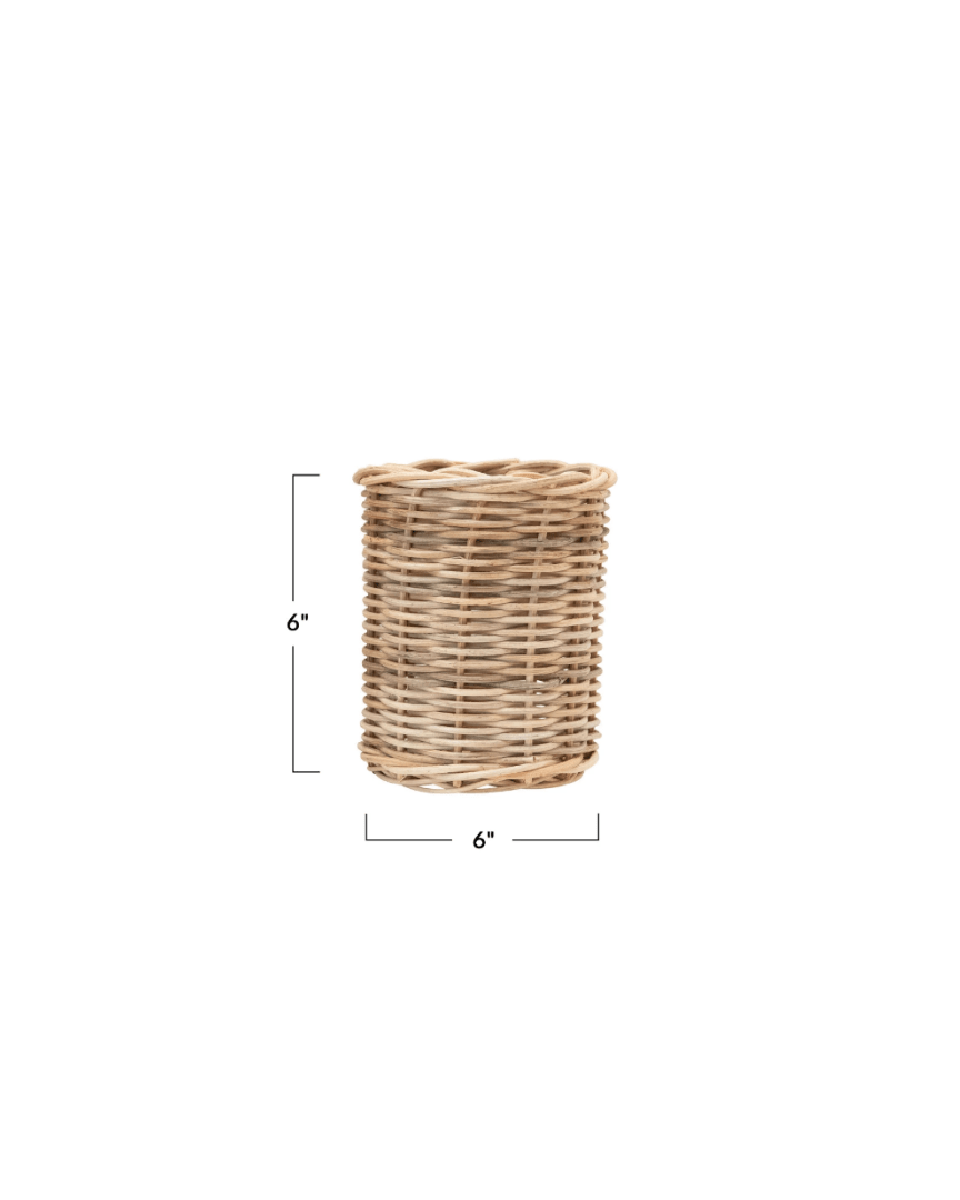 Liv Hand Woven Wicker Basket - Baskets & Storage - Hello Norden