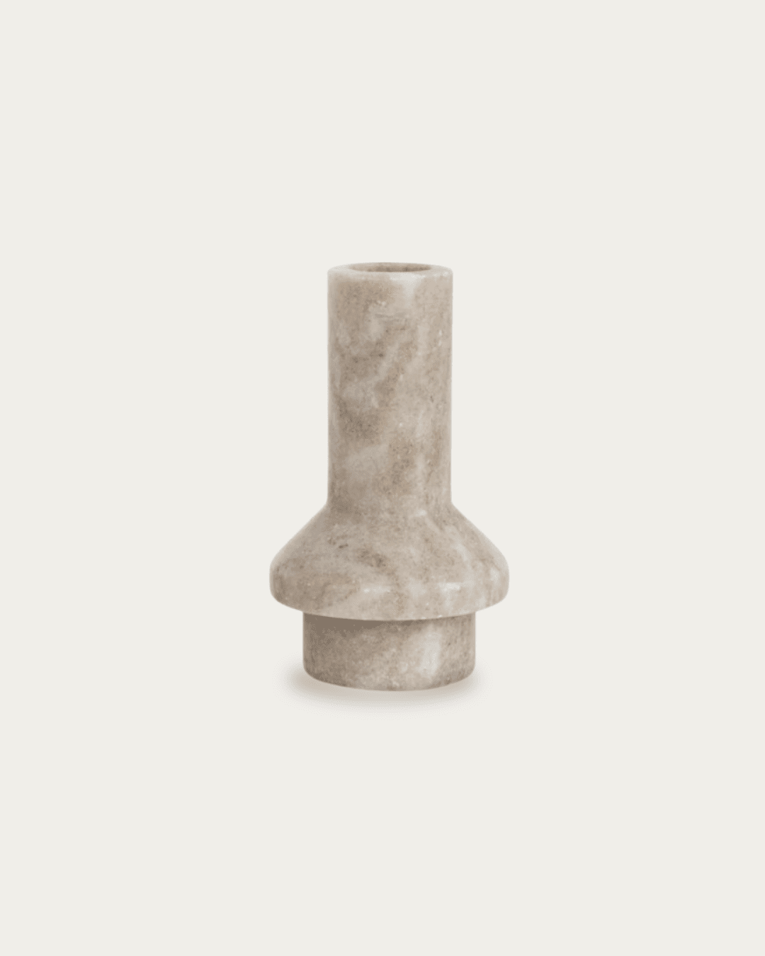 Edna Marble Taper Holder - Candle Holders - Hello Norden