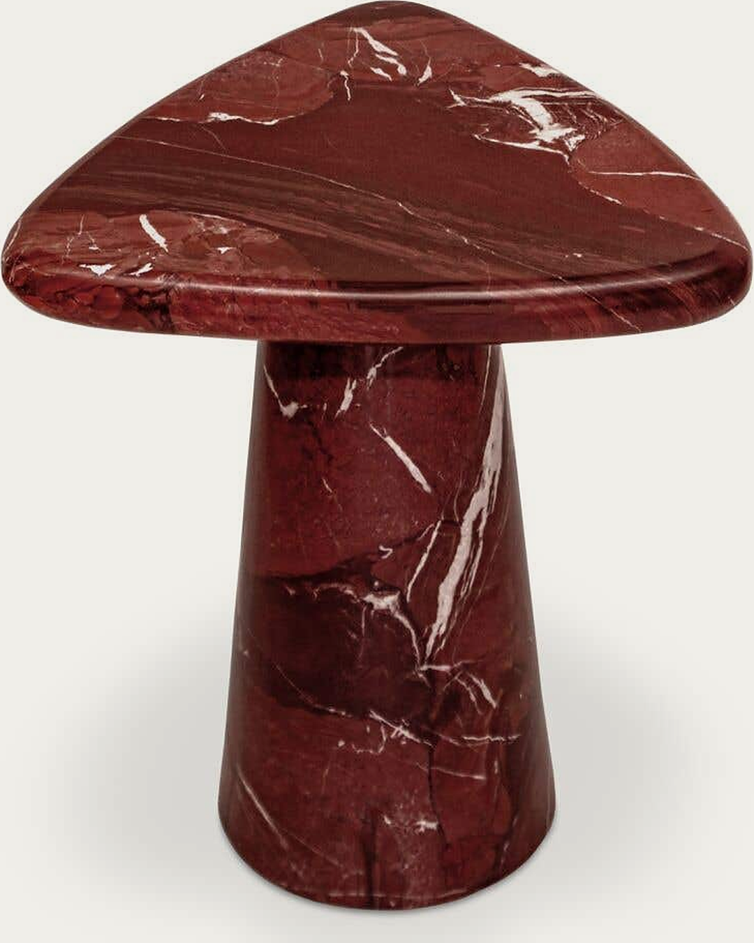 living room furniture modern mountain rosso levante marble side table Hello Norden - Leiv Cocktail Table Rosso Levante, detail view