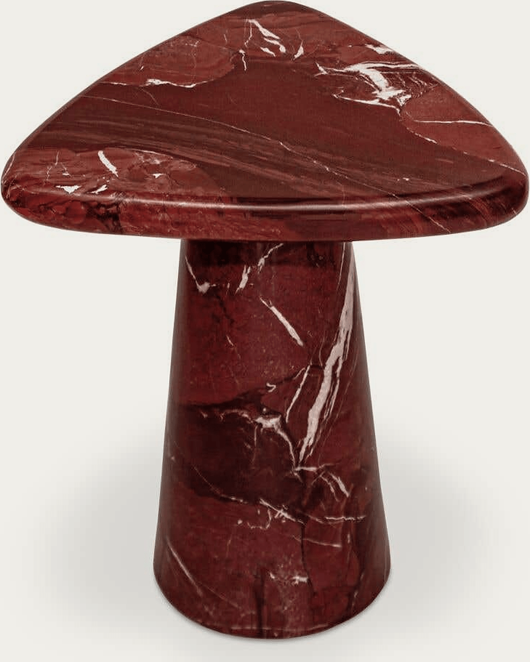 living room furniture modern mountain rosso levante marble side table Hello Norden - Leiv Cocktail Table Rosso Levante, detail view