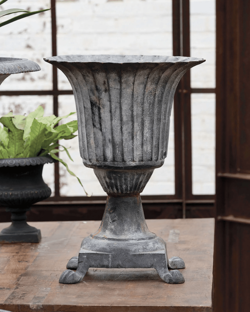 Maynard Cast Iron Urn Planter - Planters & Pots - Hello Norden