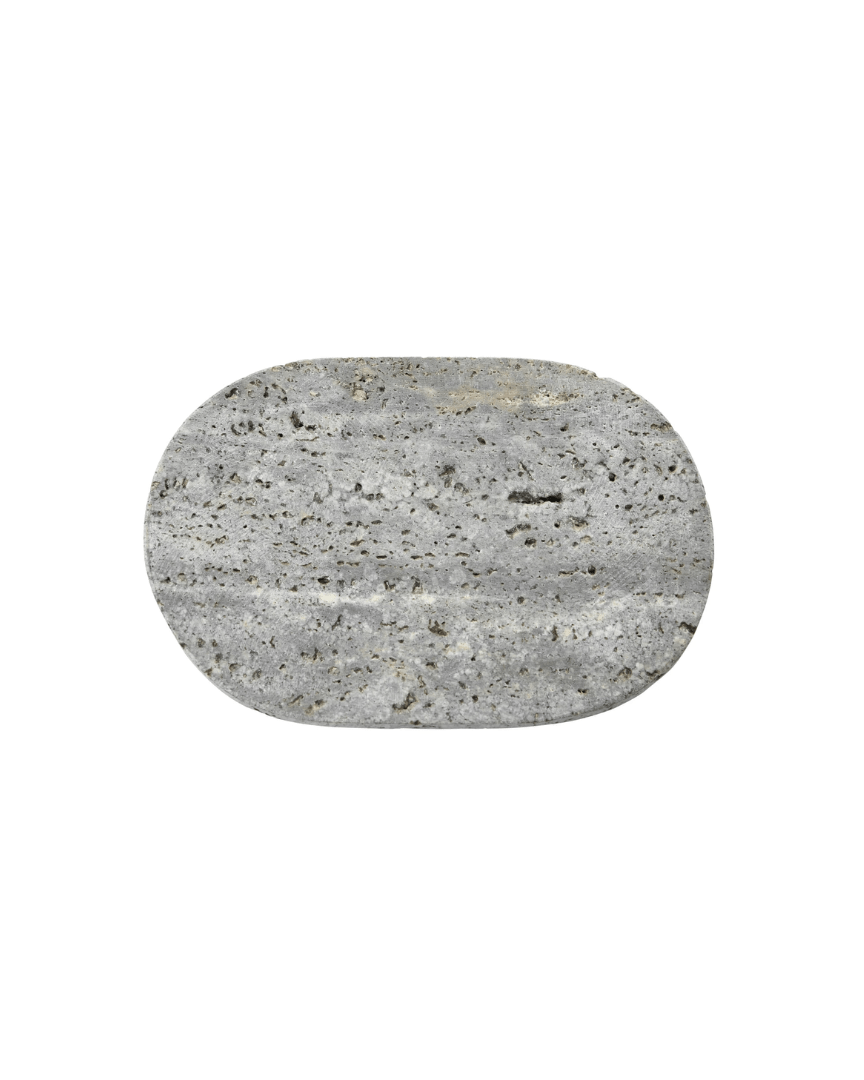 Nels Travertine Soap Dish - Soap Dish - Hello Norden