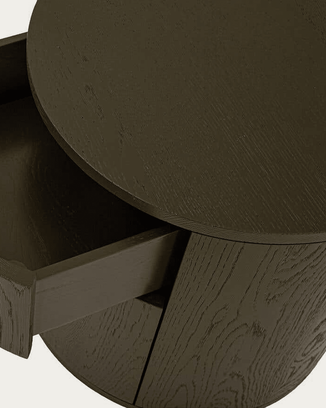 dining room furniture modern mountain solid oak dining chair Hello Norden - Svein 2 Drawer Nightstand, detail view