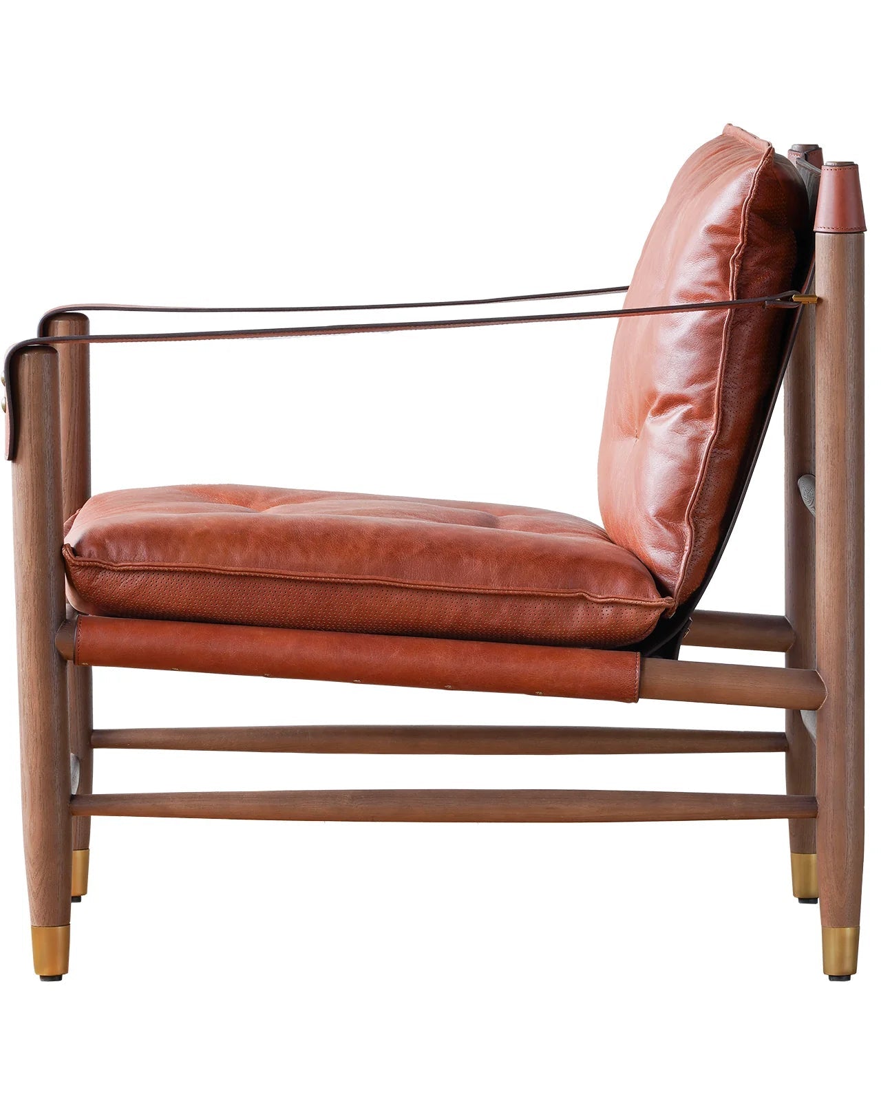Njala Leather Lounge Chair - Arm Chairs - Hello Norden