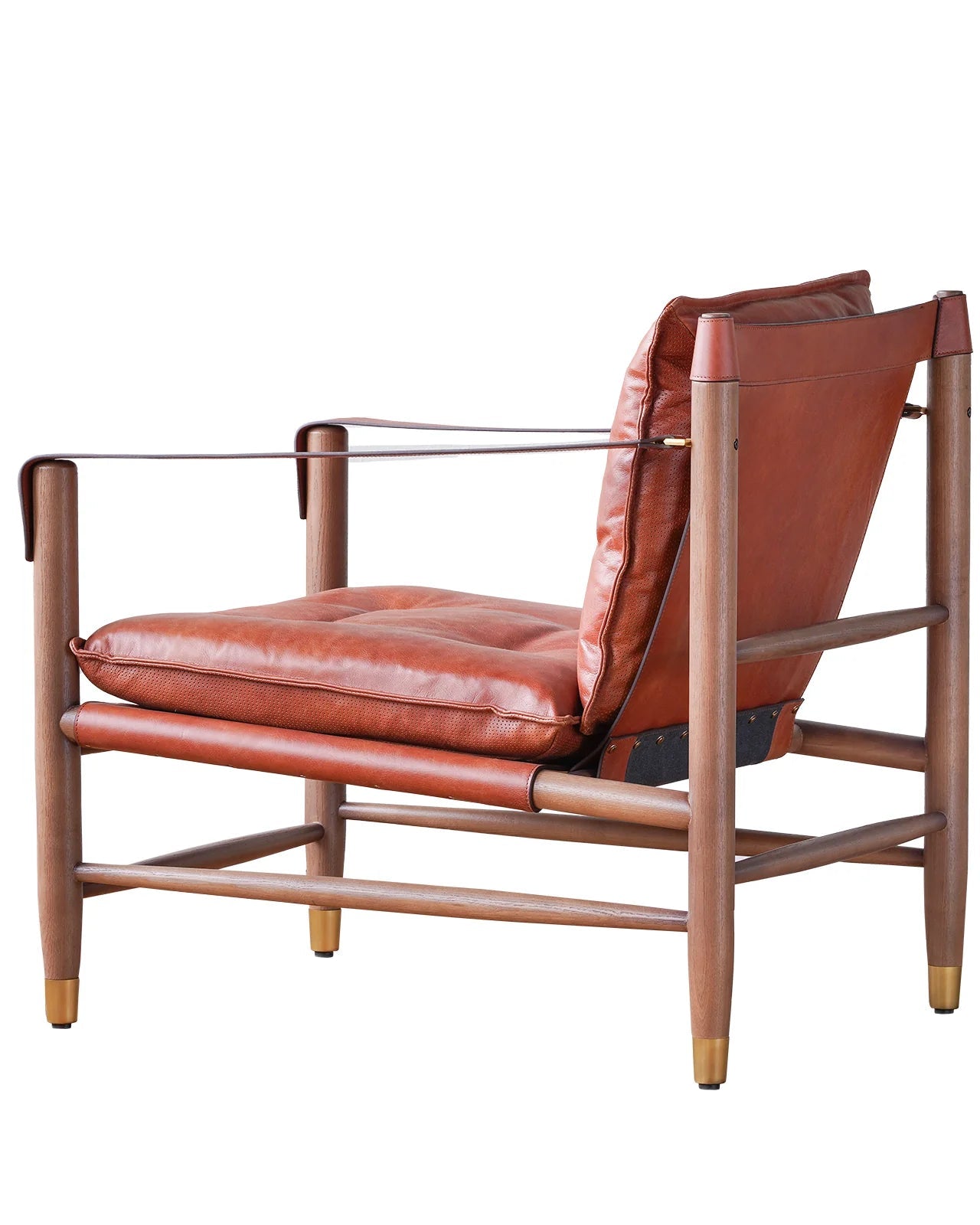 Njala Leather Lounge Chair - Arm Chairs - Hello Norden