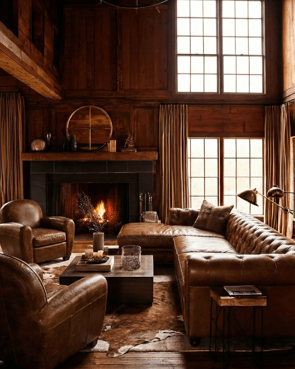 Norden Chesterfield Sectional with Chaise - Sofas - Hello Norden