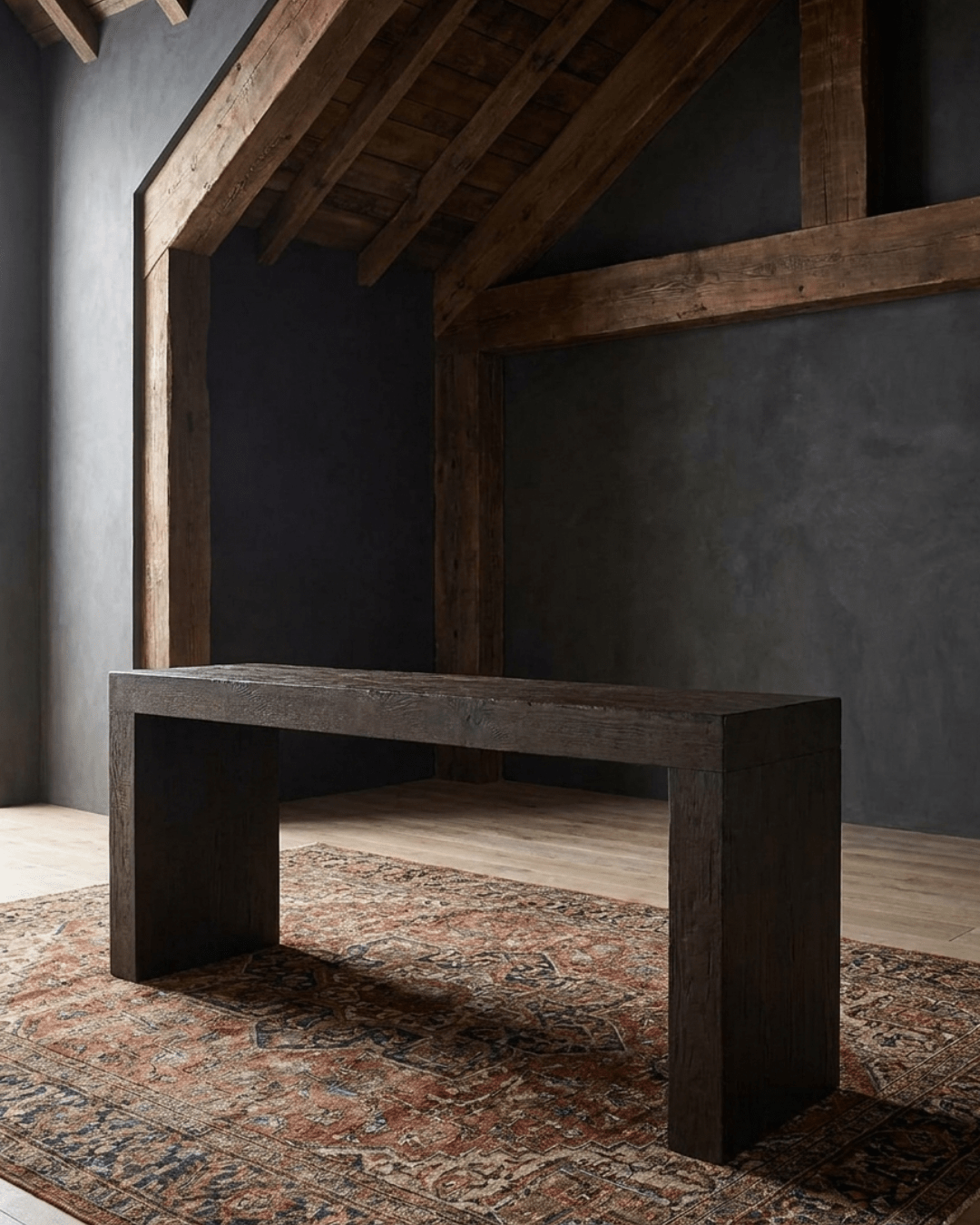 Wallace Reclaimed Oak Console Table - Reclaimed Wood Furniture - Hello Norden
