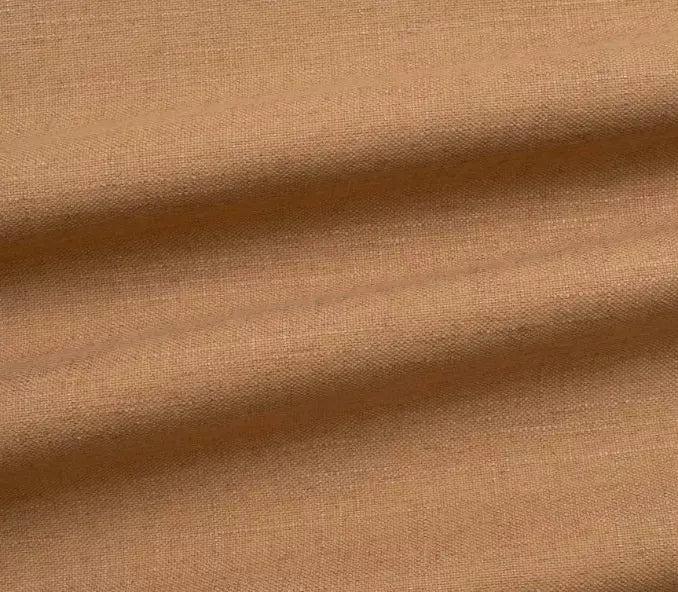 Palmer Camel Eco-Performance Linen fabric swatch