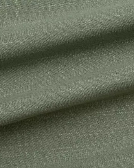 Palmer Jade Eco-Performance Linen fabric swatch