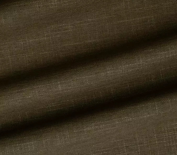 Palmer Olive Eco-Performance Linen fabric swatch