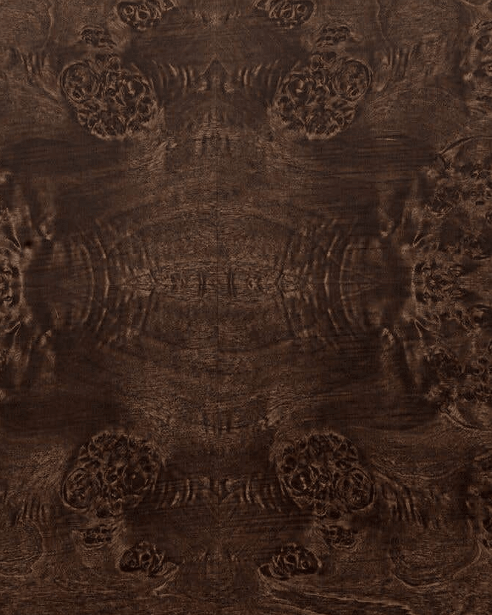 living room furniture modern mountain top edge frame and base: solid oak coffee table Hello Norden - Petter Coffee Table Dark, detail view
