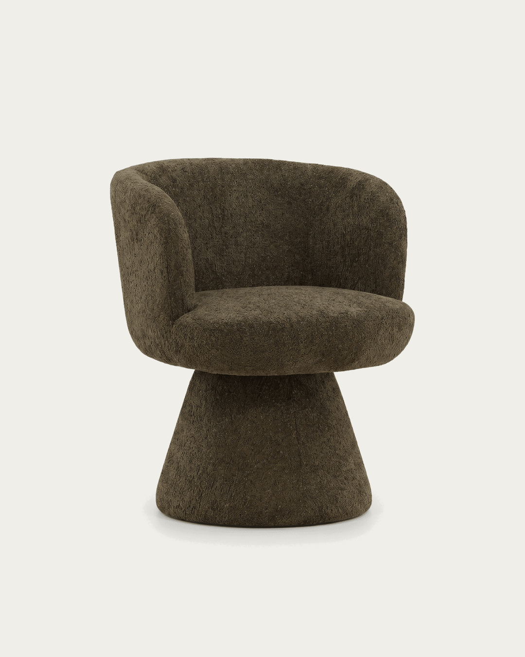dining room furniture modern mountain woven chenille fabric dining chair Hello Norden - Ragna Swivel Dining Chair