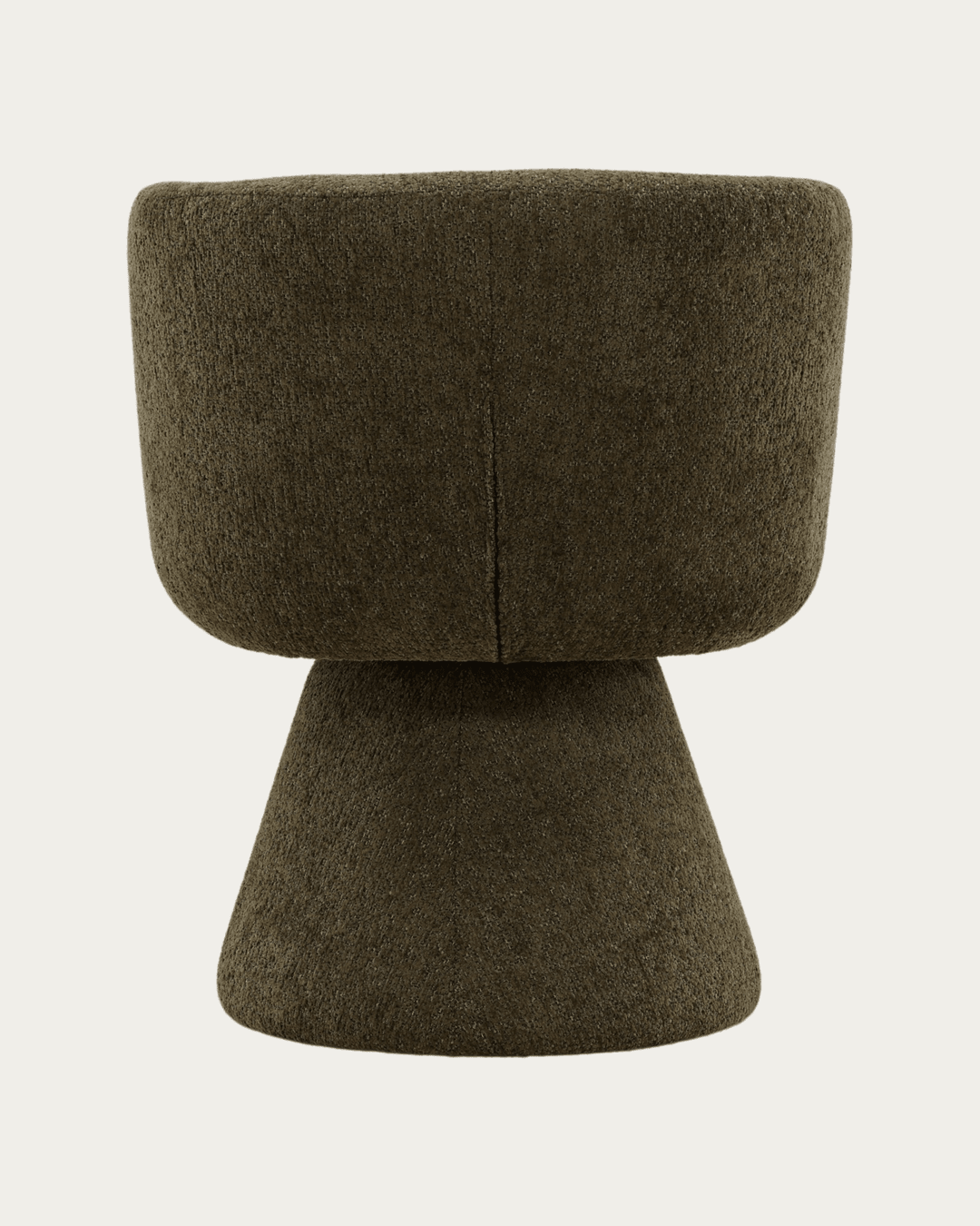 dining room furniture modern mountain woven chenille fabric dining chair Hello Norden - Ragna Swivel Dining Chair, detail view