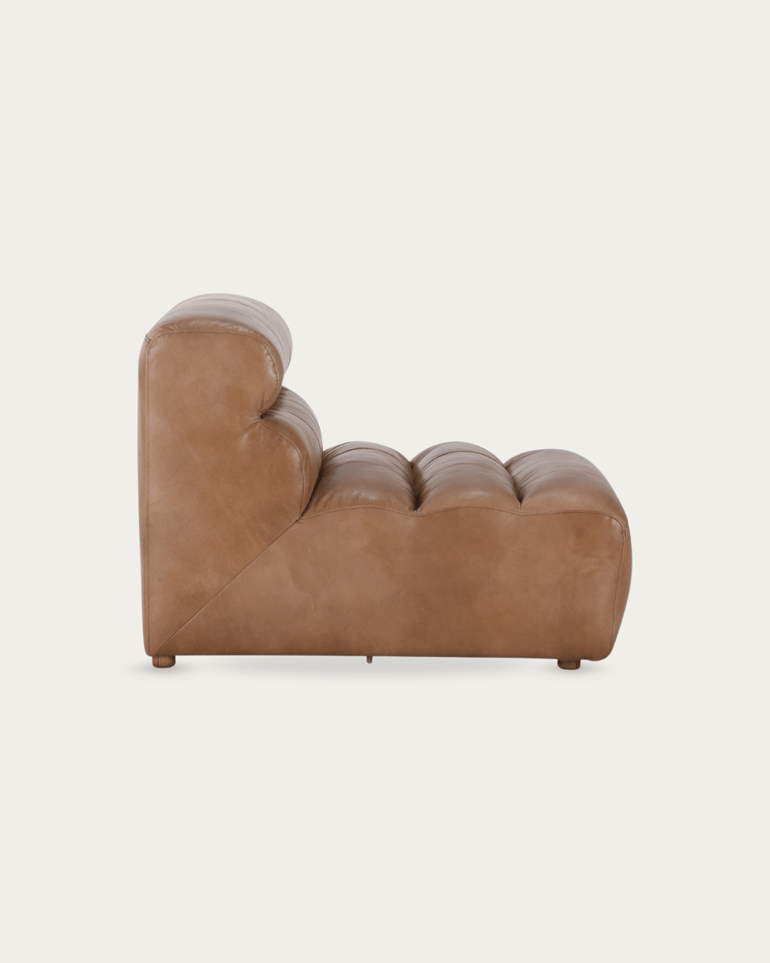Rainor Leather Slipper Chair - Slipper Chairs - Hello Norden