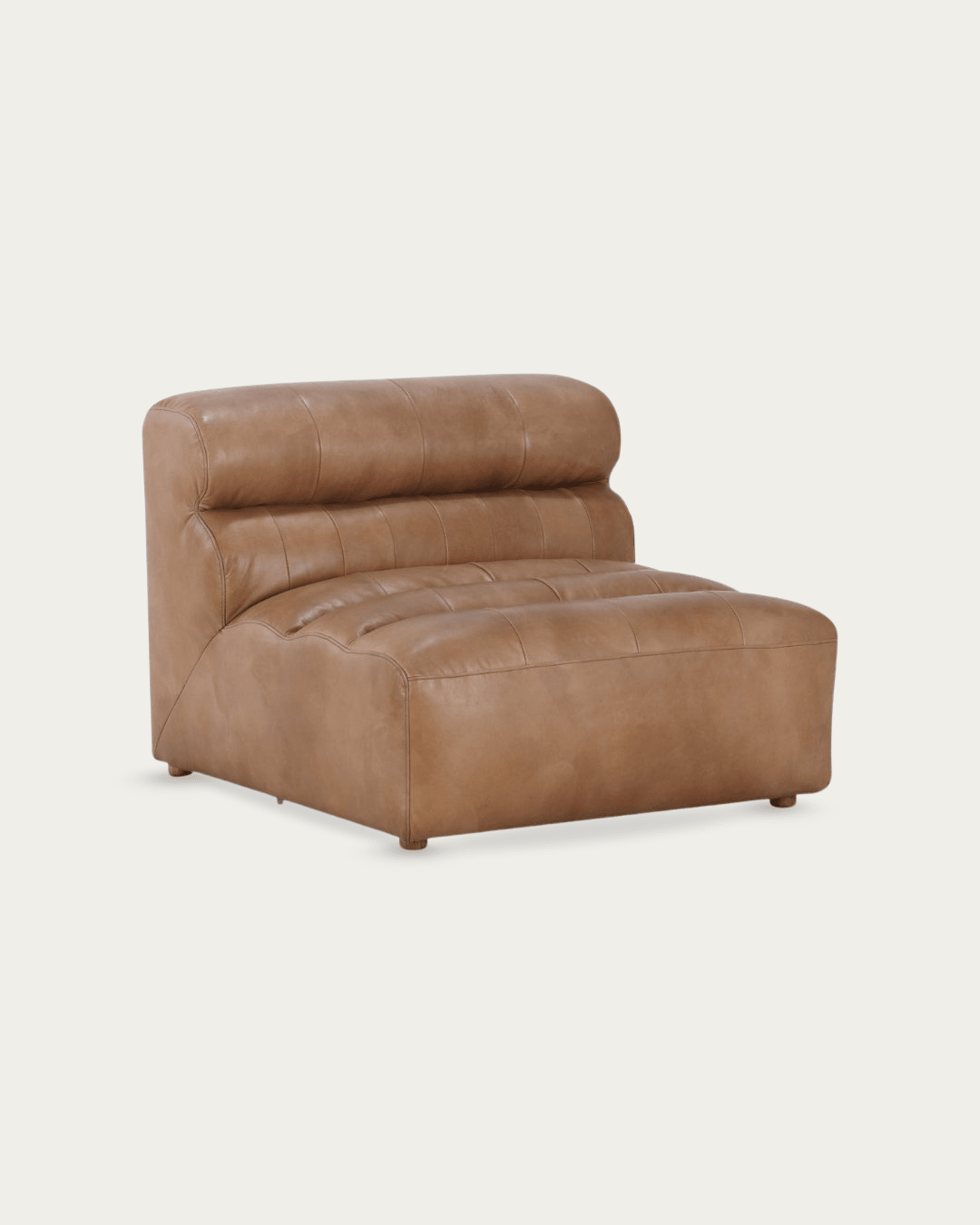 Rainor Leather Slipper Chair - Slipper Chairs - Hello Norden