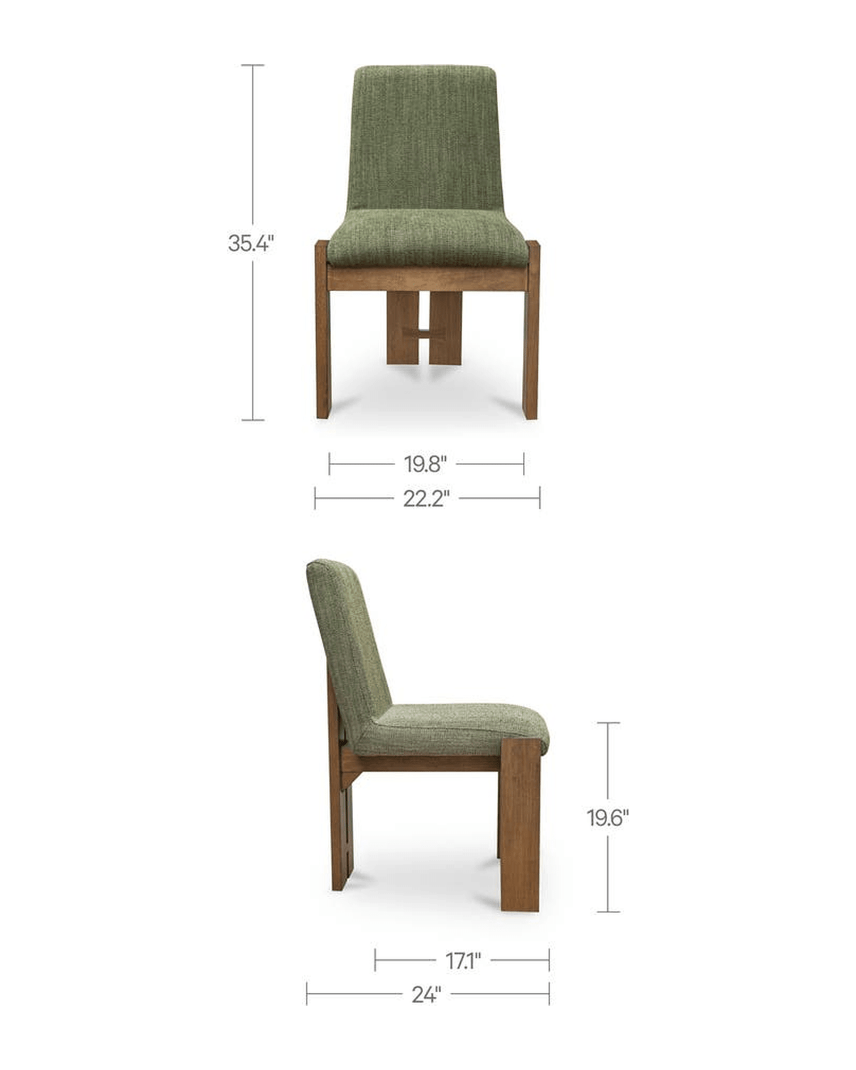 dining room furniture modern mountain upholstery: 97% polyester 3% acrylic dining chair Hello Norden - Reidar Dining Chair, dimensions