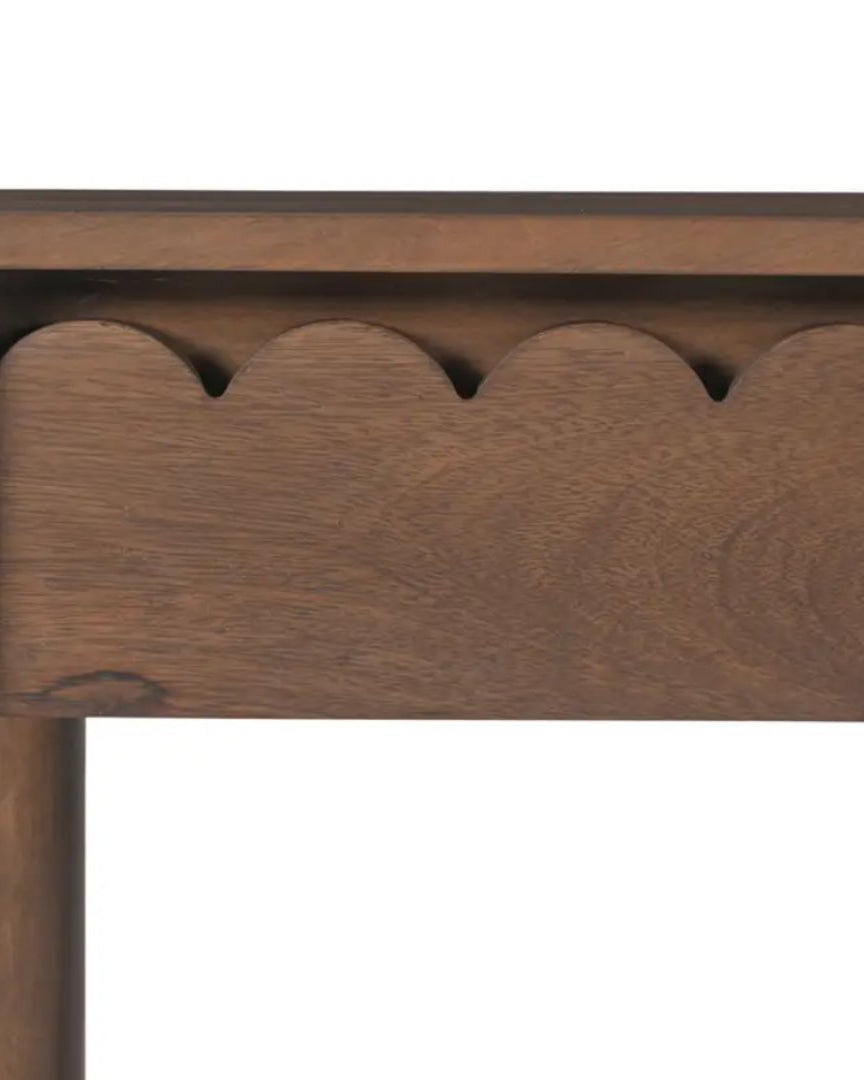 Sadie Scalloped Console Table - Consoles - Hello Norden