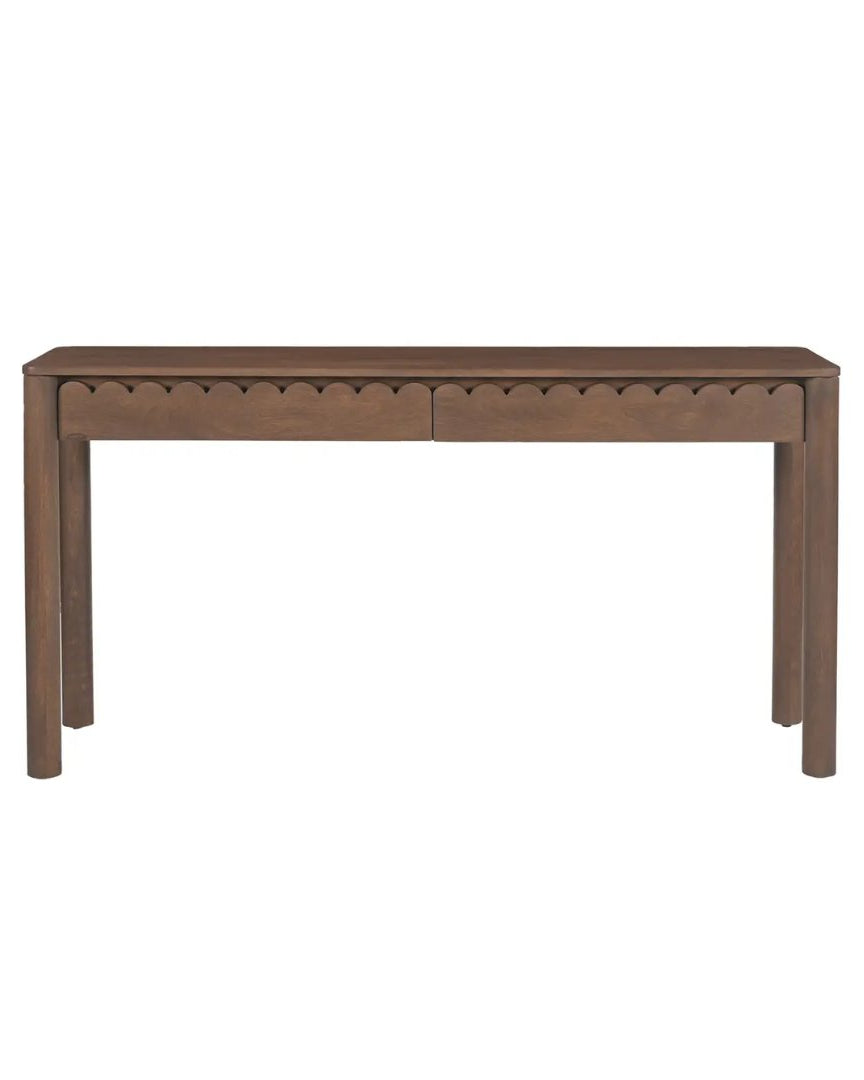 Sadie Scalloped Console Table - Consoles - Hello Norden