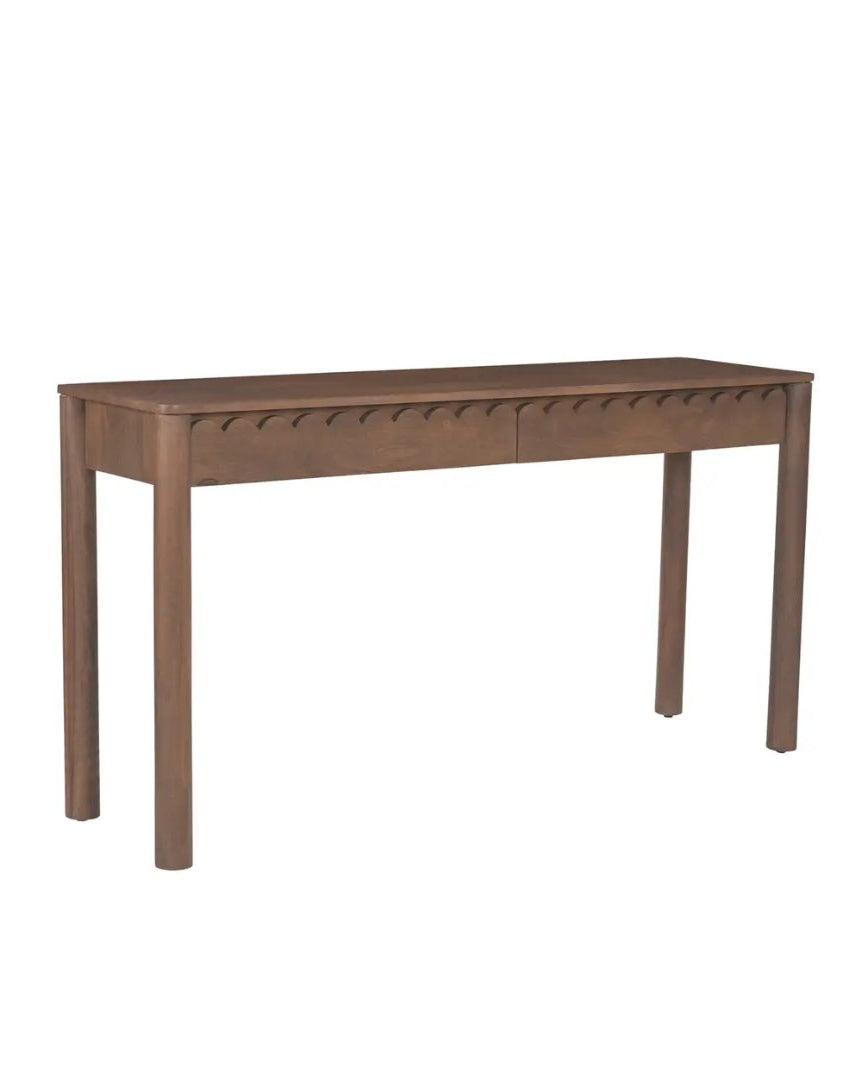 Sadie Scalloped Console Table - Consoles - Hello Norden