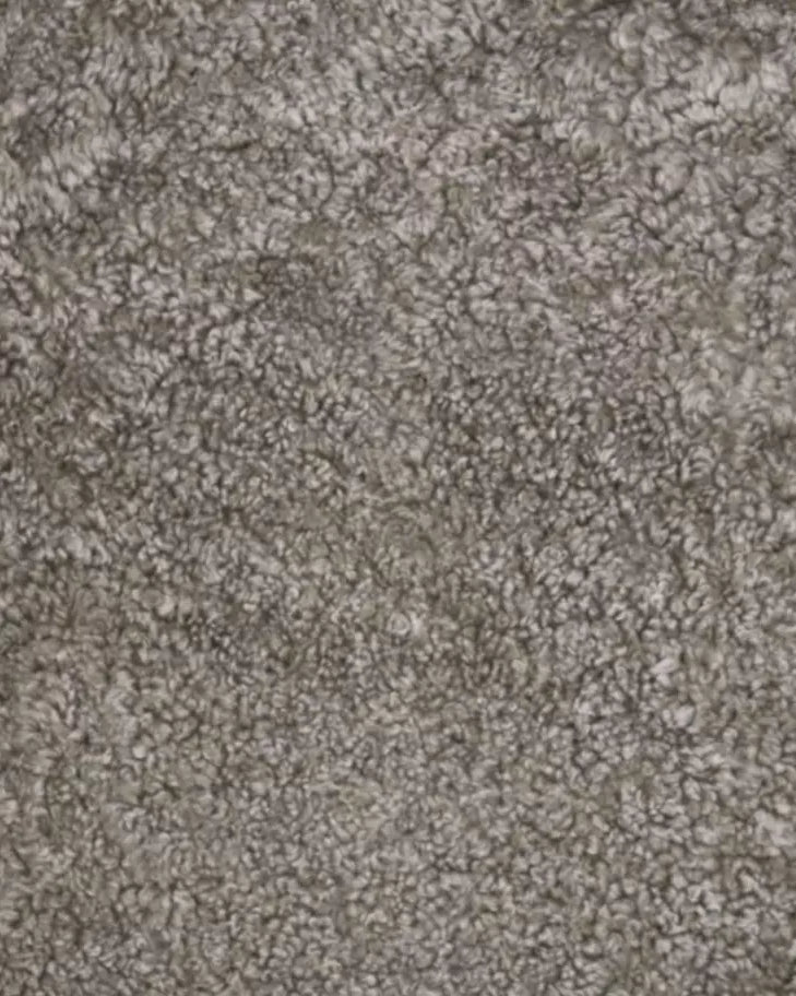 Dark Taupe Shearling fabric swatch