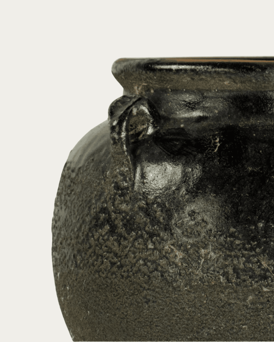 Skadi Vintage Glazed Handle Pot - Pots - Hello Norden