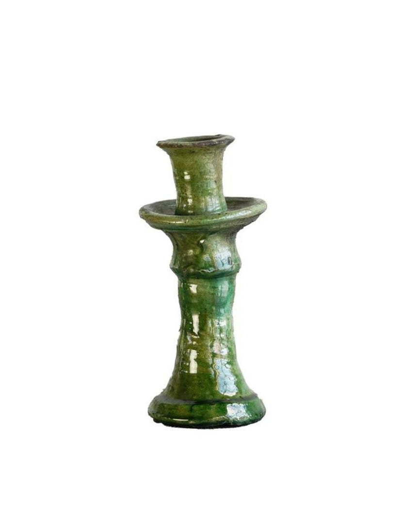 Tamegroute Green Candle Holder - Candle Holders - Hello Norden
