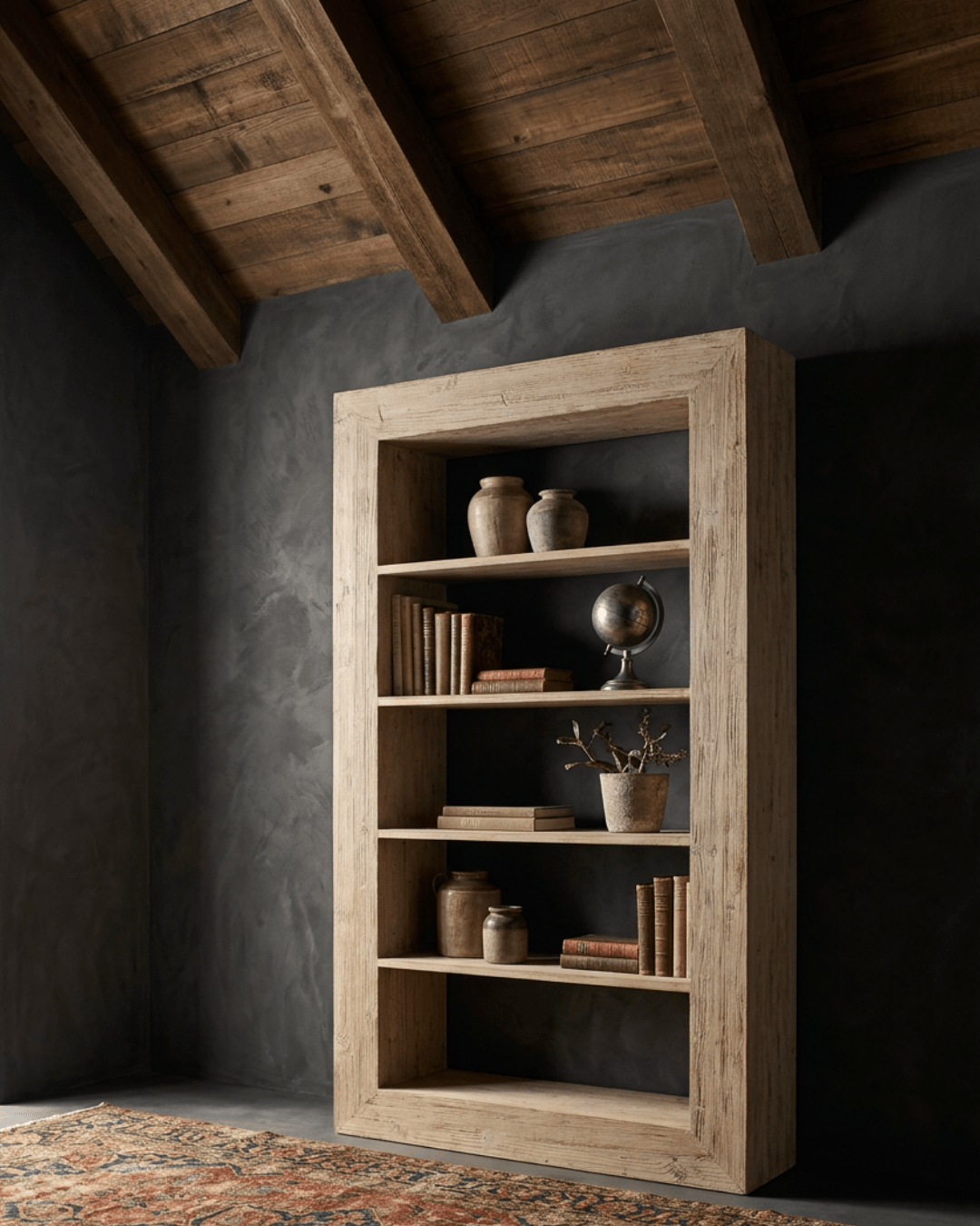 Moa Bookcase - Reclaimed Wood Furniture - Hello Norden