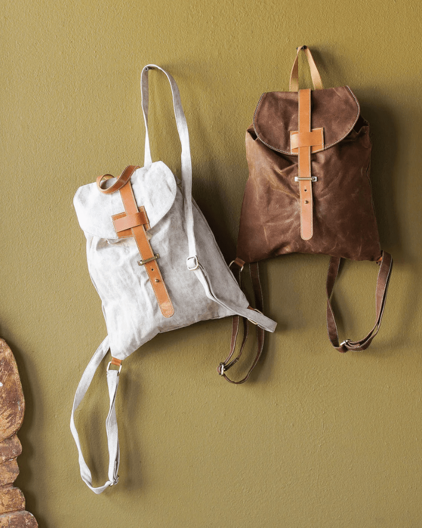 Stellan Upcycled Tent Tarp Backpack - Bag - Hello Norden