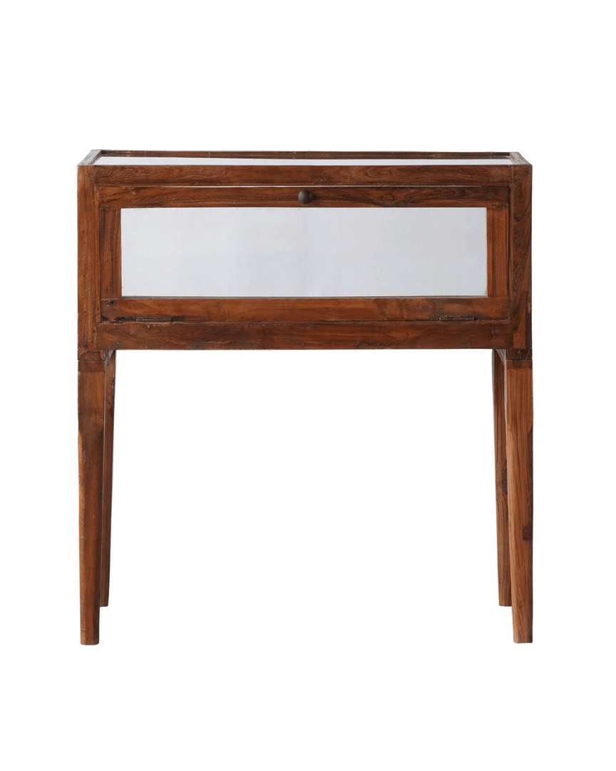 Stig Vintage Display Case Table - Cabinets & Storage - Hello Norden