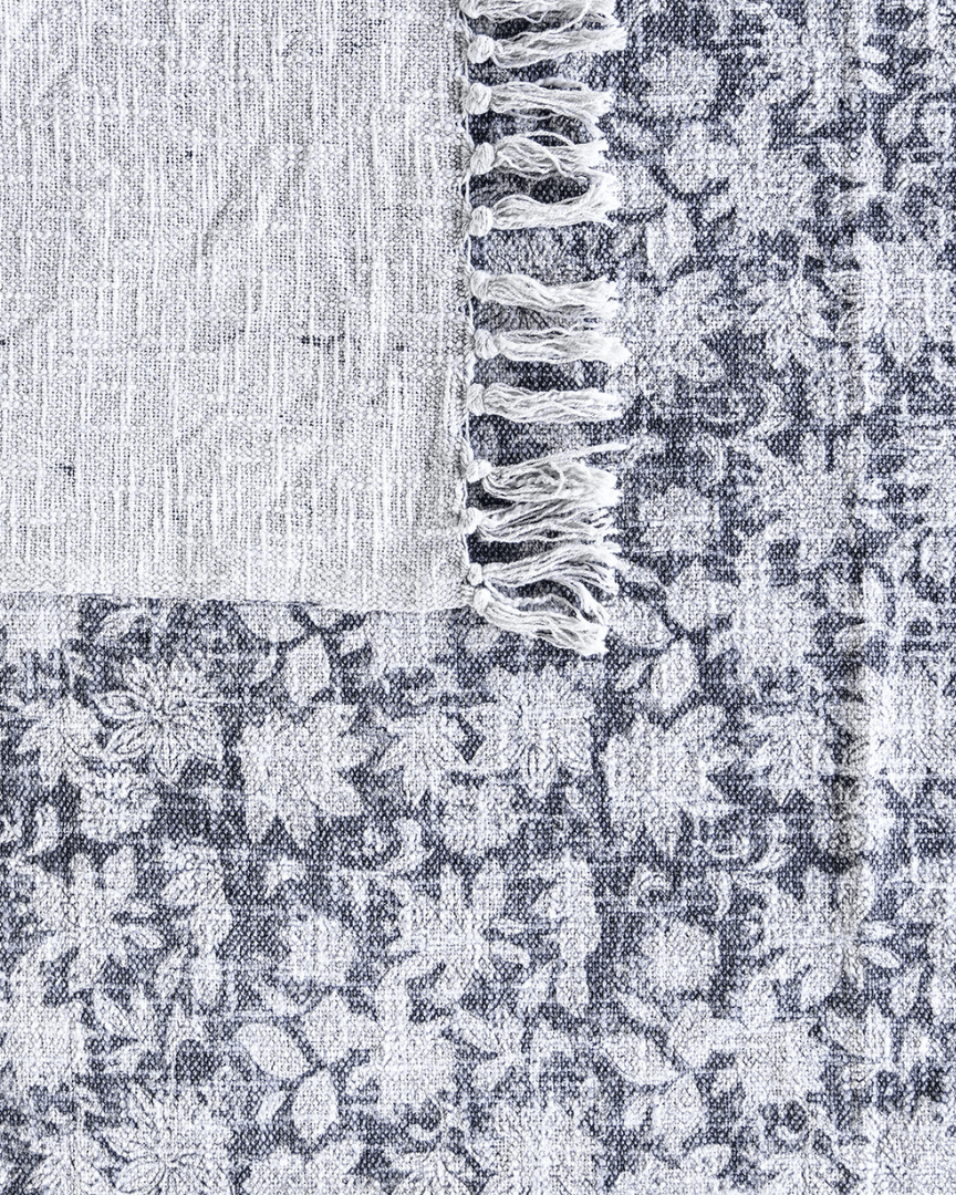Sunniva Handloom Cotton Throw Block Print - Throw - Hello Norden